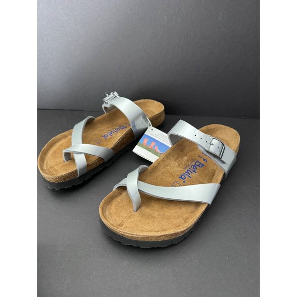 Birkenstock Look-a-likes - Betula Silver Sandals - Picture 3 of 7